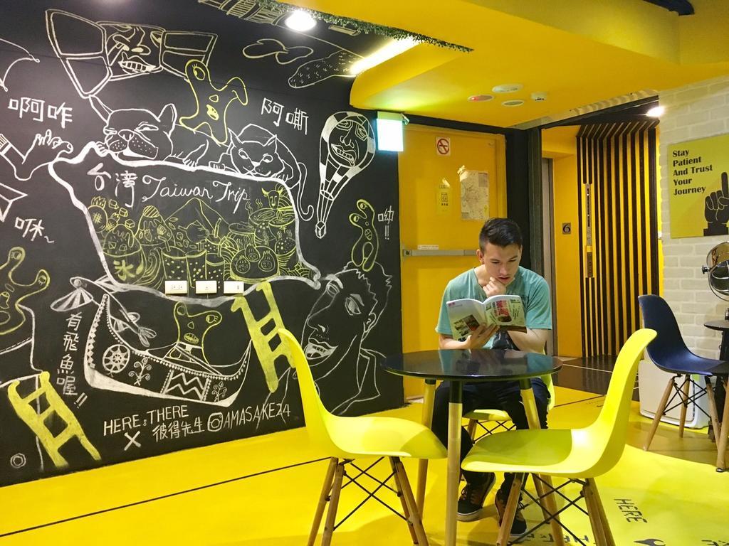 Here X There Hostel Taipei Main Station المظهر الخارجي الصورة
